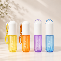 Botol Semprot Kabut Halus PET Bentuk Kapsul Mini 30ml, Kemasan Kosmetik Toner Parfum Kosong Portabel Baru