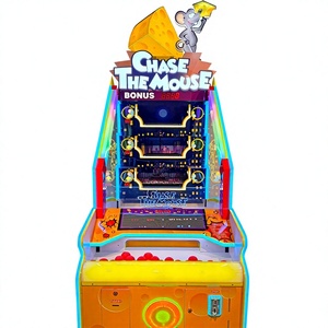 เครื่องเกมโยนลูกบอลไล่หนูแลกตั๋วรางวัล  แบบหยอดเหรียญ  โครงสร้างโลหะและพลาสติก ภาษาอังกฤษ - Product Image 1
