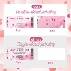 Coupons d'amour personnalisés pour la Saint-Valentin Cartes coquines que je te dois Certificat-cadeau à code à barres <span class=keywords><strong>Carte</strong></span>-cadeau romantique - Product Image 3