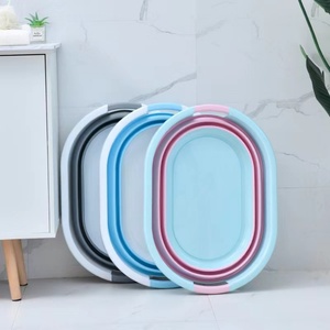 24L /37L/39L Foldable Basin Bathroom Storage Container Collapsible Wash Basin for Bathroom Cleaning - Product Image 5