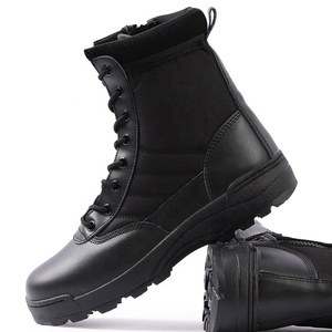 Giày huấn luyện rừng cao cổ, giày leo núi ngoài trời, giày chiến đấu sa mạc, giày huấn luyện màu đen, giày chiến thuật nam - Product Image 2