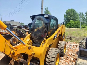 Chargeuse compacte Caterpillar 246C jaune, équipement de construction compact - Product Image 5