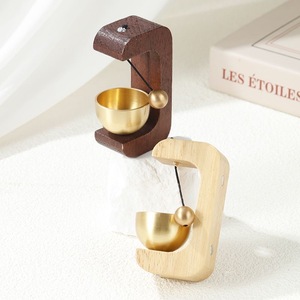 Carillon de porte magnétique en bois de noyer, motif Dopamine, aimant de réfrigérateur, <span class=keywords><strong>petit</strong></span> cadeau, décoration de salon - Product Image 2