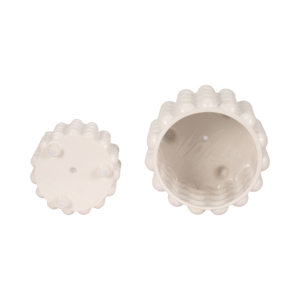 Vasi Rotondi in Ceramica con Texture a Bolle per Uso Interno ed Esterno - Product Image 5