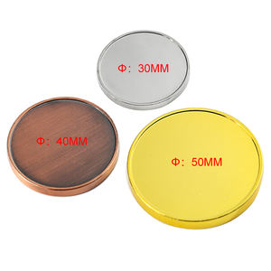 Stock <strong>Mould</strong> 30Mm/40Mm/50Mm Metal Shiny Gold Brass Copper Plated Commemorative Metal <strong>Coin</strong> Blank <strong>Coins</strong> for Laser Engraving - Product Image 2