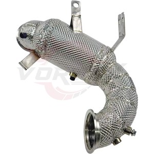 Tubería de Escape de Alto Flujo Vortex de 200 Celdas con Catalizador para Mercedes A45S AMG W177, con Protección Térmica, para Turbo de Alto Rendimiento y Carreras - Product Image 3