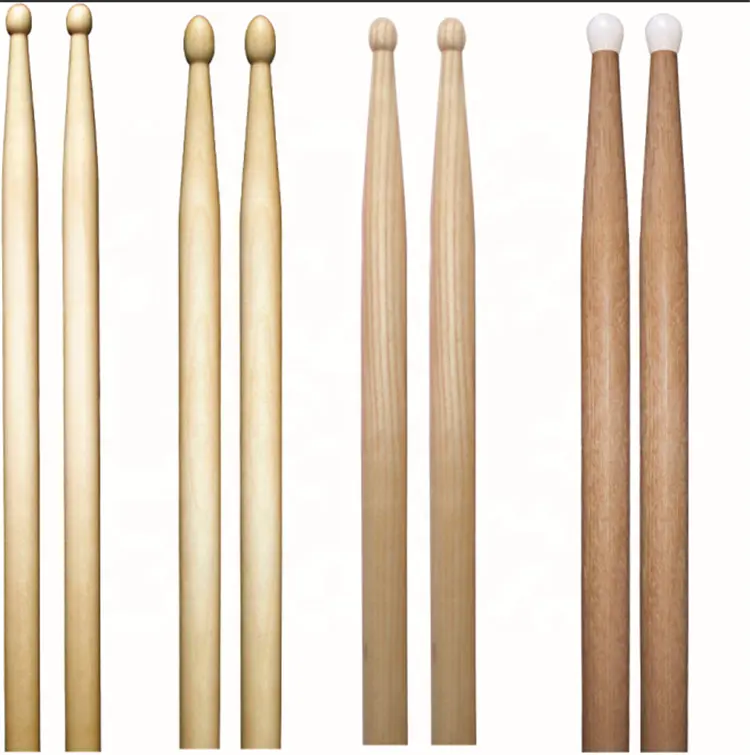 Custom chinese 2b 5a 5b 7a light drum sticks hickory oak drumsticks