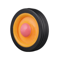Roue en caoutchouc de 5 pouces de diamètre de 120mm pour boîte de refroidissement, barbecue, gril à gaz, roue de chariot pour coffre à glace