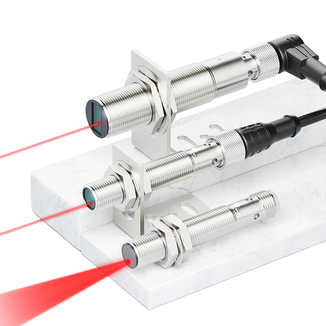 High quality long range laser distance sensor difffuse mode M 12 connector type laser photoelectric sensor for 3d printer