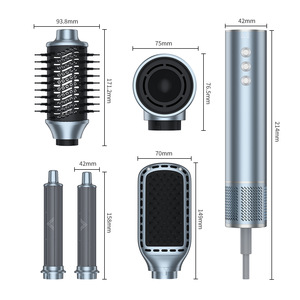 Sèche-cheveux à ions négatifs haute vitesse 110000 tr/min, brosse à air chaud multifonctionnelle 5-en-1, 3 vitesses de chaleur pour sécher, boucler et lisser - Product Image 4