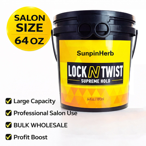 Gel coiffant tresses personnalisé, tenue extra forte, sans accumulation, pour cheveux noirs, locks et twists, marque privée, usine OEM - Product Image 6