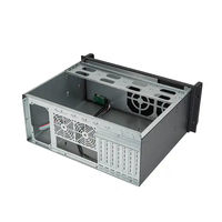 Nouveau design 19 pouces châssis industriel Atx profondeur courte 350mm 4u boîtier de serveur Rackmount court