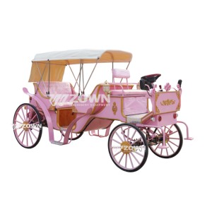 Nouvelle arrivée : chariot électrique vintage pour visites touristiques, chariot sans chevaux pour sites touristiques, exploitation de parcs et location pour événements privés - Product Image 4