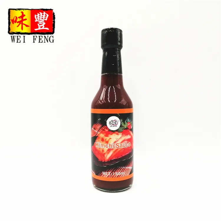 HACCP Certificate Factory Spicy Pickled Cabbage Paste 150ml Kimchi Sauce