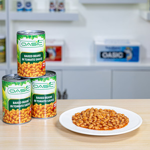 Tedarik buğulanmış teneke kuru fasulye fırında fasulye konserve sebze domates sosu toplu olarak afrika - Product Image 5