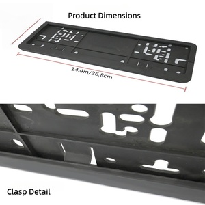 Wholesale Hot Selling Oman Car License Plate Frame,license Plate Frame Custom - Product Image 6