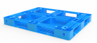Palette en plastique à usage unique 1210 H 120 F, à 4 voies, pour stockage et emballage, antidérapante, recyclable, pour entrepôt