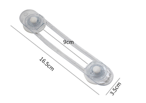 Serrure de tiroir multifonction pour bébé, Anti-pincement, pour enfant, sangle de sécurité, transparente, anti-ouverture, ceinture <span class=keywords><strong>souple</strong></span> - Product Image 3