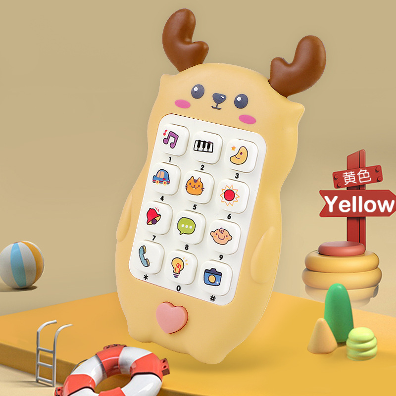 Fawn Cartoon Story Phone - Amarillo [Inglés