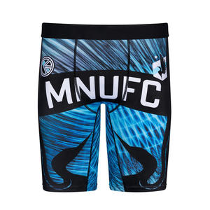 Calzoncillos <span class=keywords><strong>Boxer</strong></span> para Hombre, Corte Medio, Transpirables, Antibacterianos, con Estampado Geométrico, Logotipo Impreso, Tejido de Punto, Poliéster, Lavables a Máquina - Product Image 4