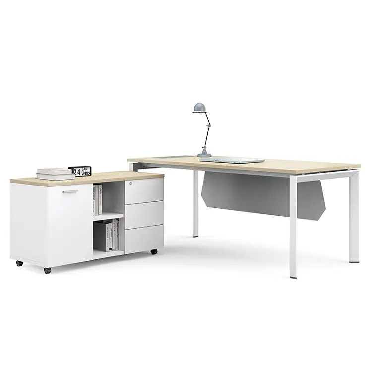 Sıcak satış ticari tarzı son Modern yönetici tasarım mobilya ofis masası