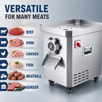 Baru! Mesin Penggiling Daging Otomatis Stainless Steel 302 Komersial, Kapasitas 150kg/jam, Garansi 1 Tahun
