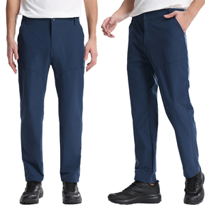 Pantalones holgados informales transpirables de secado rápido para hombre, pantalones deportivos con cintura elástica al aire libre, personalizados, venta al por mayor, D-62350 - Product Image 4
