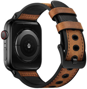 Alta calidad llegar Amazon Hot Brown Color <span class=keywords><strong>Ultra</strong></span> delgada de cuero Retro banda para <span class=keywords><strong>Apple</strong></span> <span class=keywords><strong>reloj</strong></span> correa/5/4/3/2/1 - Product Image 5