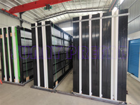 Porte à une extrémité de 20 pi Portes multiples Conteneur plat pliable et étanche Stockage libre Assemblage Conteneur mobile pliable