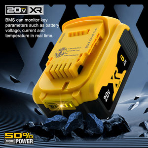 Batería Personalizada de 6.0Ah y 20V Máx. para Herramientas Eléctricas Recargables LiFePO4 de 500 Ciclos, Compatible con DCB206, DCB205, DCB204, <span class=keywords><strong>DCB203</strong></span> - Product Image 4