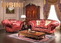 Ensemble canapé et fauteuil, Style Baroque, de luxe, design Empire, pour Villa, salon