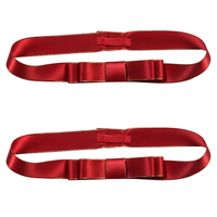 Ruban Nœud Prédécoupé en Satin de Polyester pour Mariage, Événement, Fête, Vente en Gros Usine, Personnalisé, Décoration de Boîte Cadeau, Livraison 10-15 Jours, 100 pièces/sac