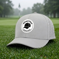Casquette de baseball 6 panneaux personnalisée, directement de l'usine, imperméable et respirante en polyester, avec logo brodé 3D pour le golf et les activités de plein air