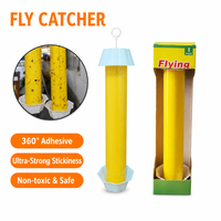 Piège à mouches suspendu en gros pour usine, tube adhésif ultra-résistant à 360 degrés, piège à insectes volants pour la ferme et le jardin