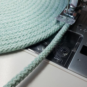 Cordon en <span class=keywords><strong>coton</strong></span> tressé en zigzag pour macramé, cordons pour paniers, cordes décoratives pour la couture à domicile, <span class=keywords><strong>corde</strong></span> à coudre pour paniers décoratifs - Product Image 5