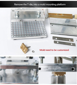 Mesin cap Foil panas Manual/mesin Press panas dengan mesin cetak timbul Logo Foil kartu skala penuh untuk pencetak kulit PVC PU - Product Image 2