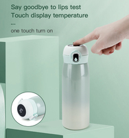 Bouteille Thermos intelligente de haute qualité en acier inoxydable 316, Double paroi, un bouton poussoir, à rebond