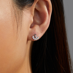 Orecchini alla moda in stile lusso con orecchini a forma di cigno - Product Image 3