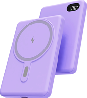 Power Bank Magnetik Nirkabel Terlaris 5000mAh Pengisian Cepat PD 20W & 15W Output Nirkabel Maksimal