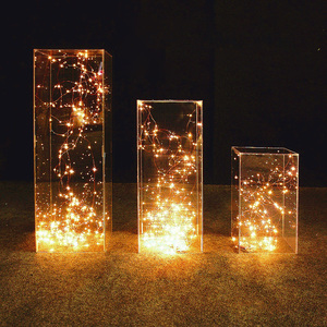 Nueva Decoración de Mesa para Pastel de Bodas Marca <span class=keywords><strong>Moka</strong></span>, Decoración de Fiesta con Cristal Acrílico - Product Image 3