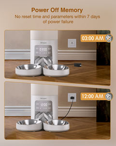 Melhor Hot Pet Smart Alimentador Food Dispenser <span class=keywords><strong>Dog</strong></span> Automático Mais Novo Plástico Portátil com Fonte De Energia De Carregamento - Product Image 4