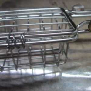 Cesta de acero inoxidable para asar verduras, para cocinar, hornear, barbacoa, resistente al calor, bandeja para asar, accesorio, número de pieza XX-1624 - Product Image 1