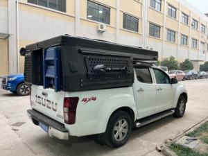 Tienda de techo de aleación de aluminio para <span class=keywords><strong>Toyota</strong></span> <span class=keywords><strong>Hilux</strong></span> Overland <span class=keywords><strong>Camping</strong></span> Pickup Truck Camper Shell - Product Image 2