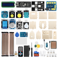 Tscinbuny Factory IoT Smart Home Sensor Kit DIY Casa de madera para Arduino Open Source C/C ++ Code STEM Starter Kit Educación