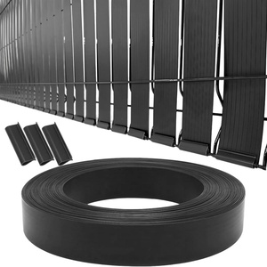 Le support de bande tissée de bande de confidentialité bloquant la <span class=keywords><strong>vue</strong></span> noire est utilisé <span class=keywords><strong>pour</strong></span> le panneau de clôture de confidentialité de clôture de chaîne - Product Image 1