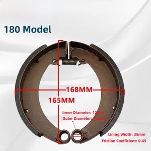 Accessoires de freinage pour tricycle, plaquettes de frein, garnitures de frein résistantes à l'usure pour modèles 180/200/220, sabots de frein épaissis - Product Image 4