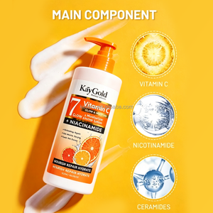 Crema Hidratante Corporal con Vitamina C de Marca Privada, Ceramida y Niacinamida, Venta al por Mayor de Fábrica, Fórmula Personalizada, Empaque Personalizado, Marca Personalizada - Product Image 3