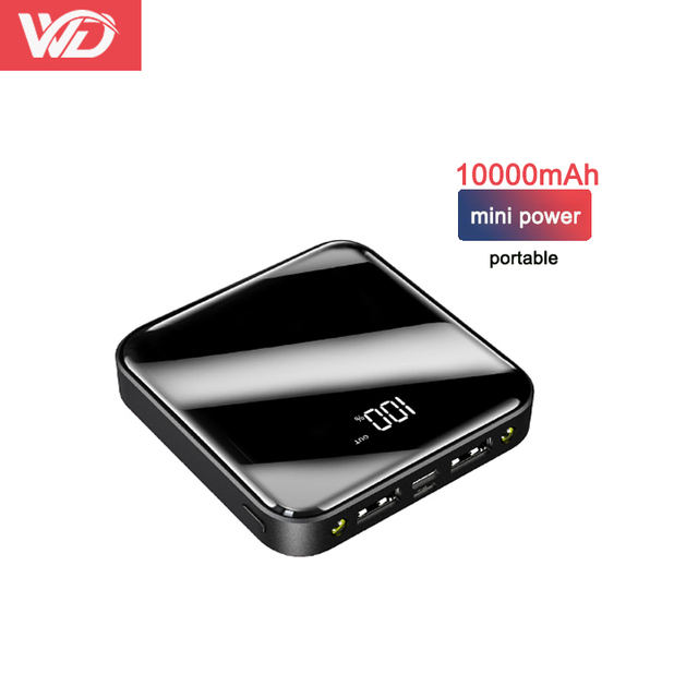 Factory Selling the New Mini Power Bank 10000mah Portable Powerbanks 10000 Mah High Capacity