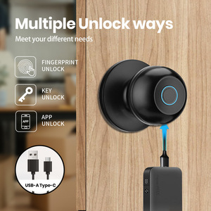Cerradura Inteligente para Puerta NK22 de Calidad Profesional con Huella Dactilar Biométrica y Control Remoto para Entrada de Dormitorio y Seguridad - Product Image 4