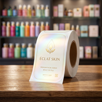 Etiquetas Adhesivas Rectangulares de PET con Logotipo Personalizado, Resistentes al Agua y a los Rayos UV, para Empaquetado, Etiquetas de Vinilo Troqueladas
